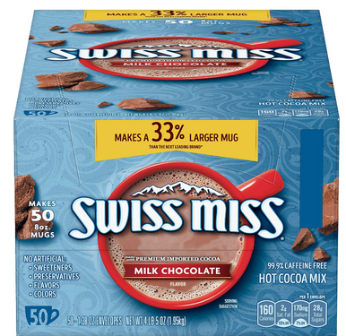 Schweizer Miss Milchschokolade Hot Kakao Mischung Packets (50 ct.)