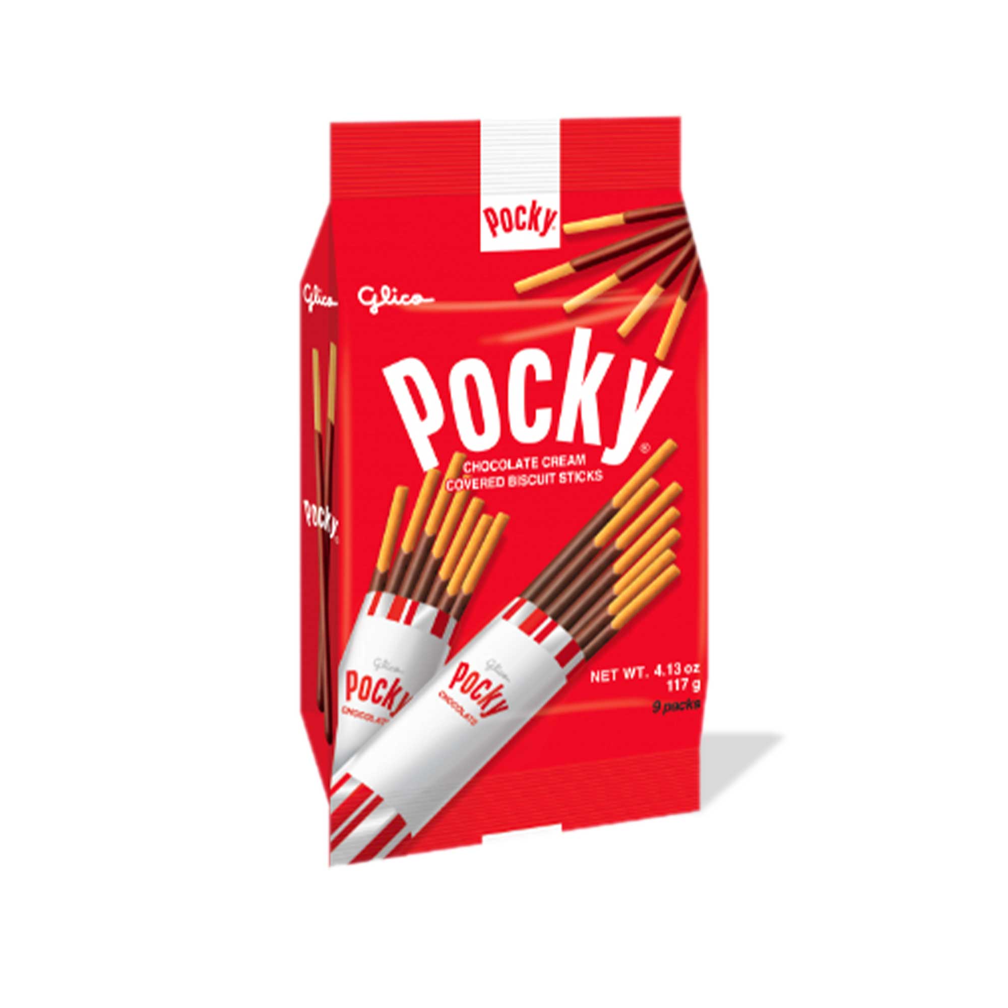 Glico Pocky Familienpaket: Schokolade (9-er Packung)