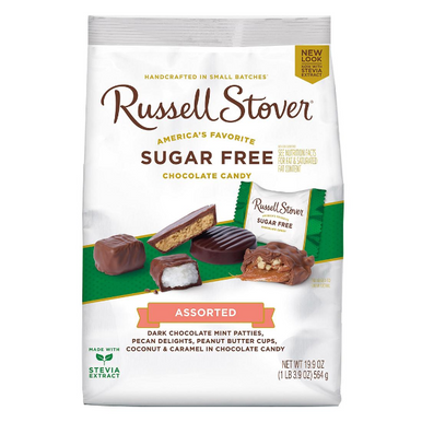 Russell Stover verschiedene zuckerfreie Schokoladenbonbons, 19,9 oz