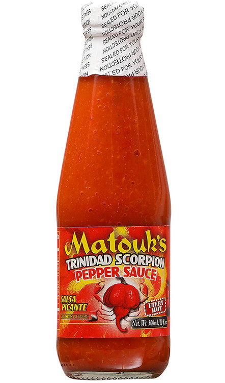 Matouk's Trinidad Scorpion Pfeffersauce, 10oz