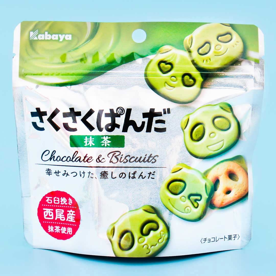Saku Saku Panda Schokoladenkekse – Matcha