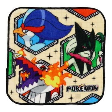 Pokémon Mini Handtücher 3-Packung – Taschengröße 16×16 cm