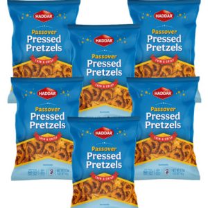 Haddar Passover Pressed Pretzels, glutenfrei, 0,7 Unzen (Packung mit 6 Stück)