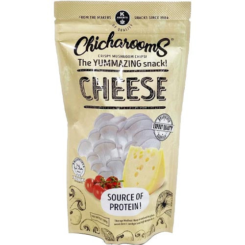 Chicharooms – Knusprige Pilzchips – Käse – 100 G
