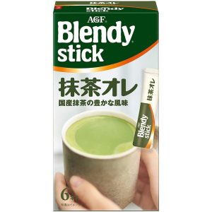 AGF Blendy Stick Matcha Au Lait (Blendy Grüner Tee Latte) 6 Sticks