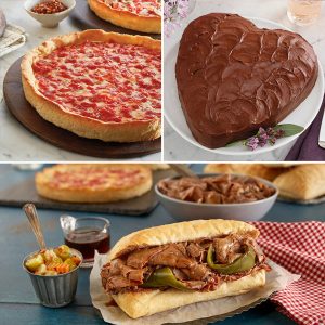 Portillo’s Italian Beef Kit, Schokoladenkuchen & Lou-Pizza-Combo