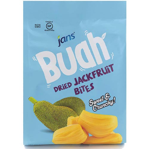 Jans – Buah – Getrocknete Jackfruit Bites – Süß und knusprig – 7.05 OZ