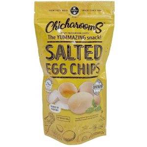 Chicharooms – Crispy Mushroom Chips – gesalzene Eichips – 100 g