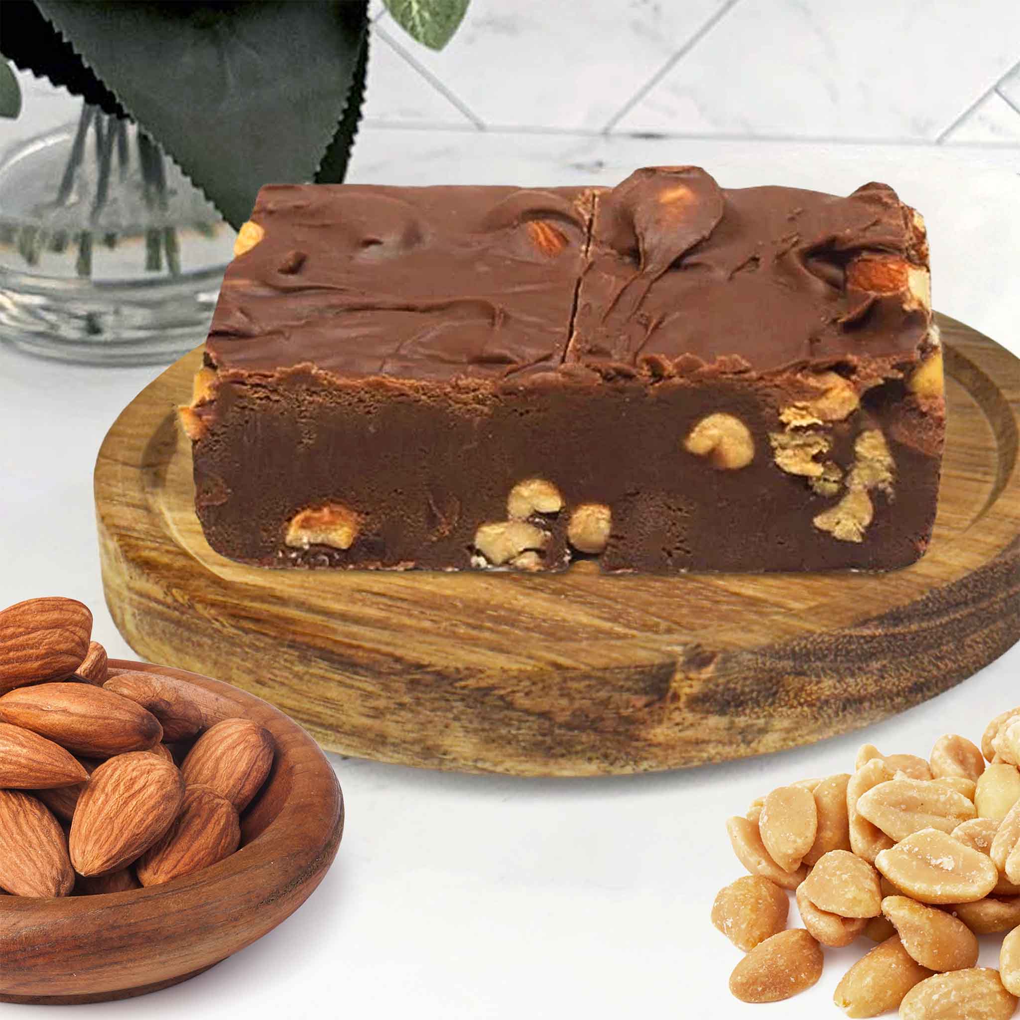 Schokolade Nuss Fudge