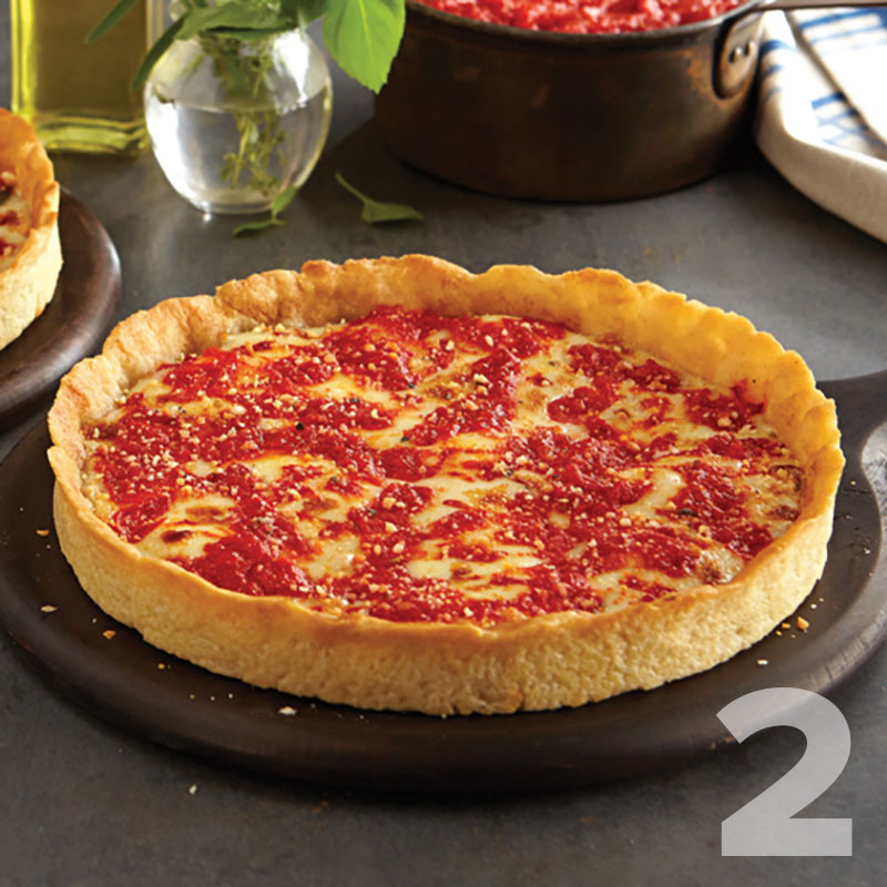 2 Lou Malnati glutenfreie Deep Dish Pizzas