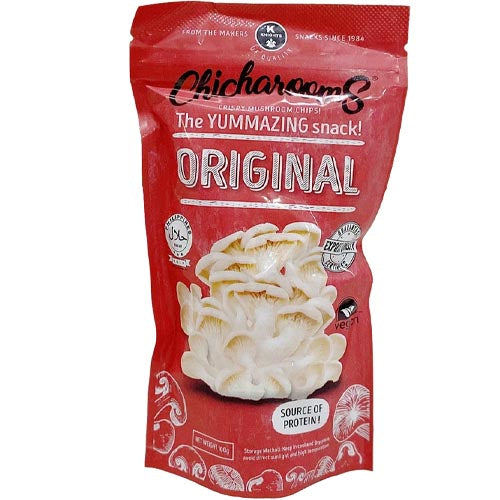 Chicharooms – Knusprige Pilzchips – Original – 100 G