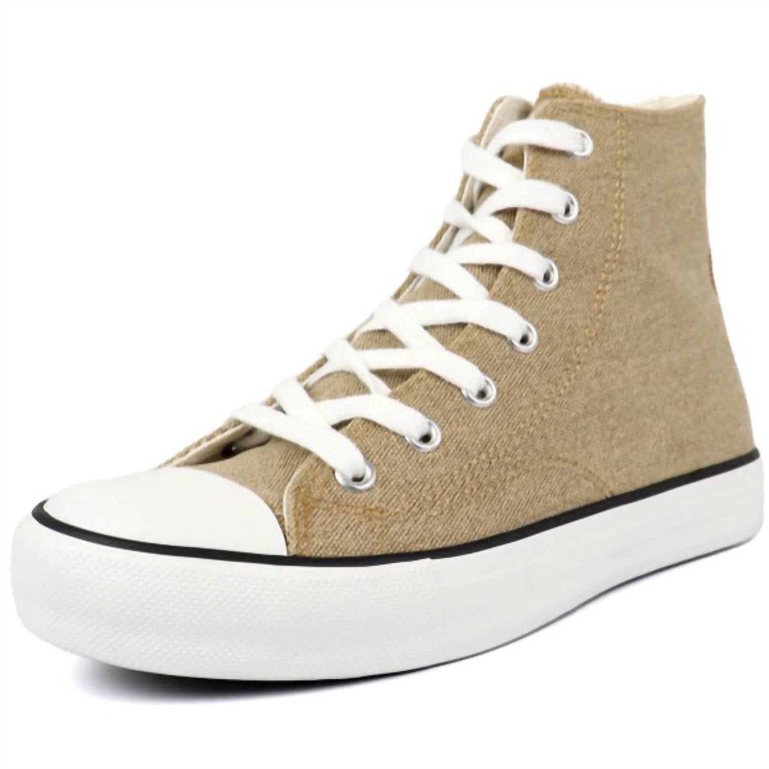 Damen Star 24 Hi-Top Sneaker in Taupe