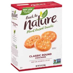 Zurück zur Natur – Klassische runde Cracker, Meersalz, 8,5 Unzen – Bei PlantX