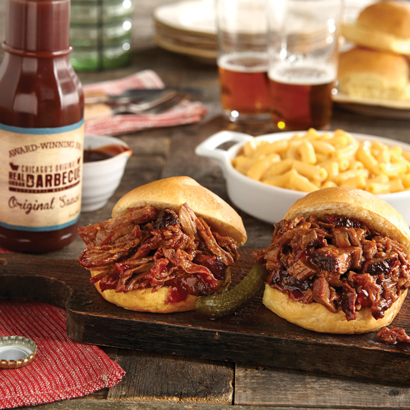 Echtes städtisches BBQ gezogenes Schweinefleisch-Kit