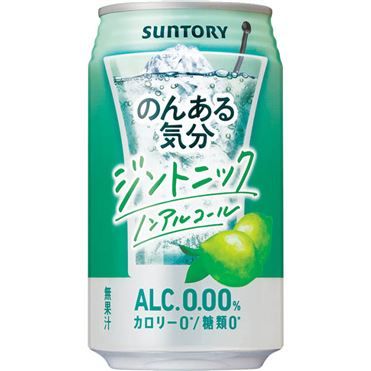 Suntory, Alkoholfrei, Cocktail-Geschmack Getränk, Non Aru Kibun, Gin Tonic, 350ml