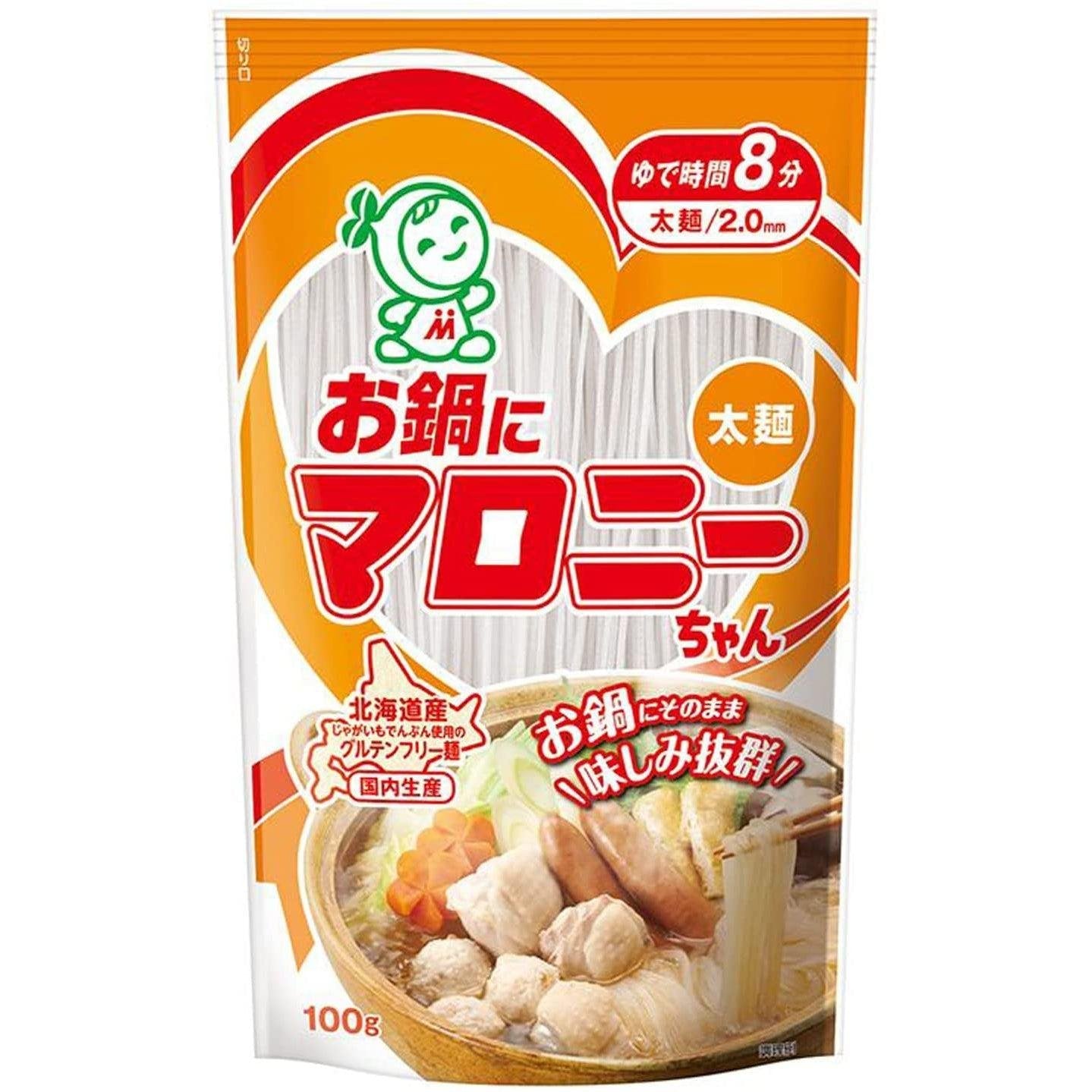 Malony getrocknete Stärke Dicke japanische Nudeln 100g