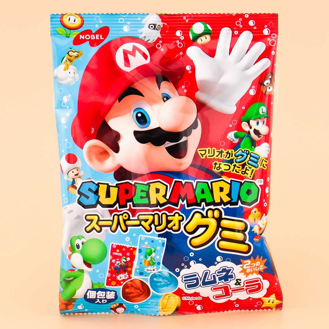 Nobel Super Mario Gummies – Cola & Ramune Soda