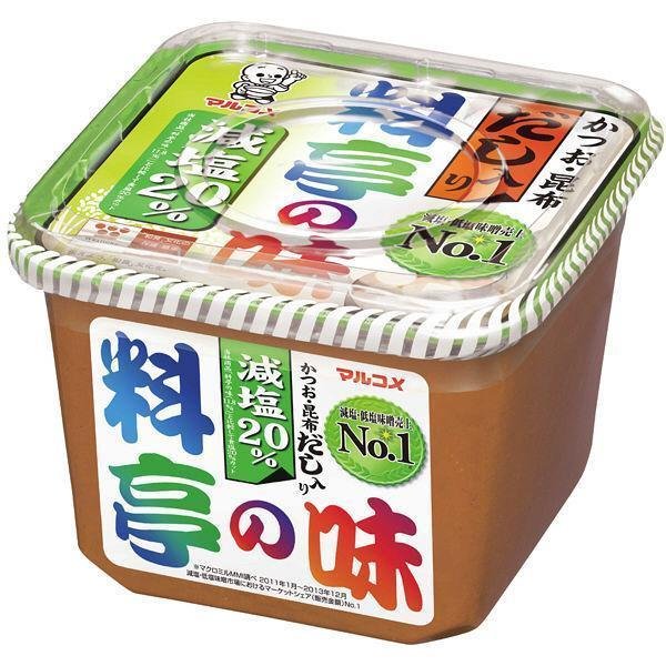 Marukome Ryotei no Aji Miso Paste mit Dashi Low Sodium 750g