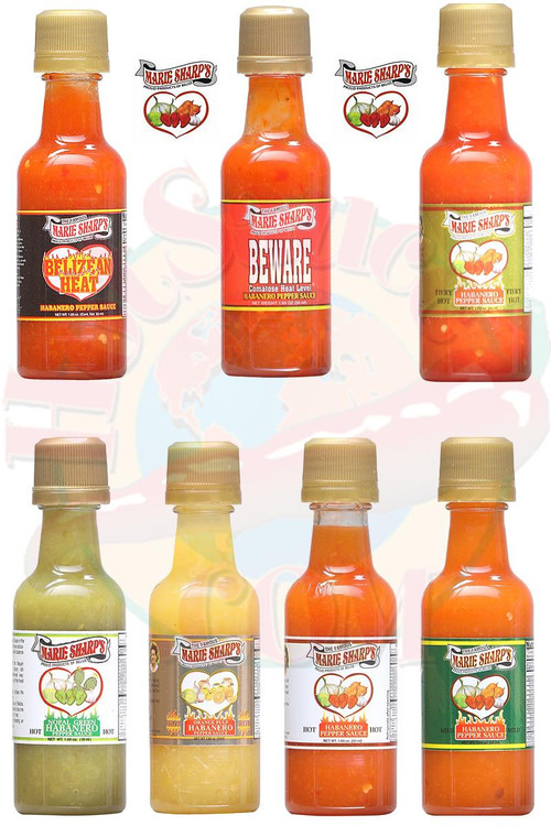 Marie Sharp's Chilisauce Mini Geschenkset, 7/1.69oz