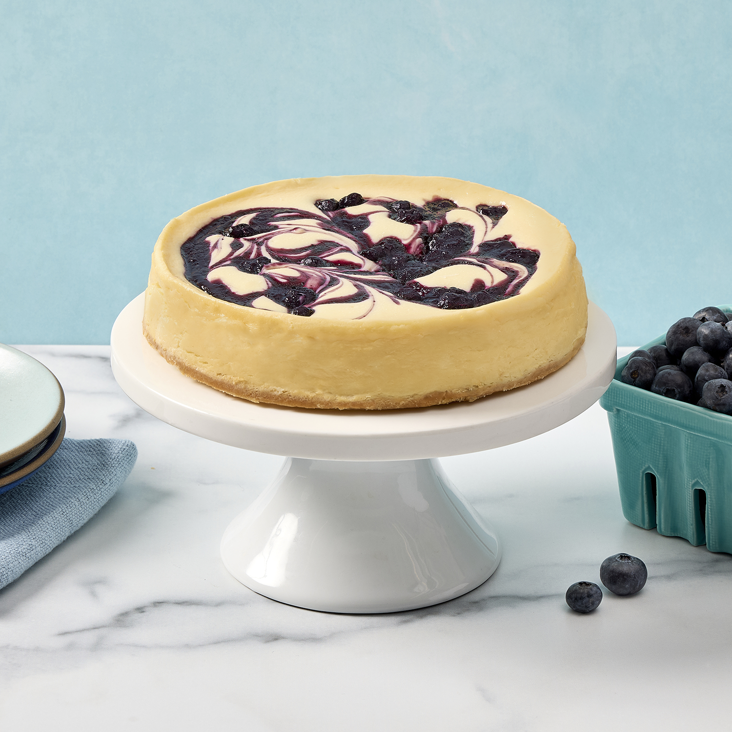 Heidelbeere Swirl Käsekuchen Add-on