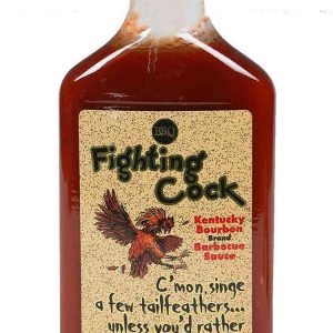 Fighting Cock Barbeque Soße Kentucky Bourbon Marke, 12,7 Unzen.