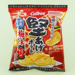 Calbee Kata-age Kartoffelchips – Pflaumen