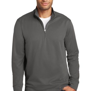Port & Company – Herren-Pullover aus Performance-Fleece mit 1/4-Reißverschluss