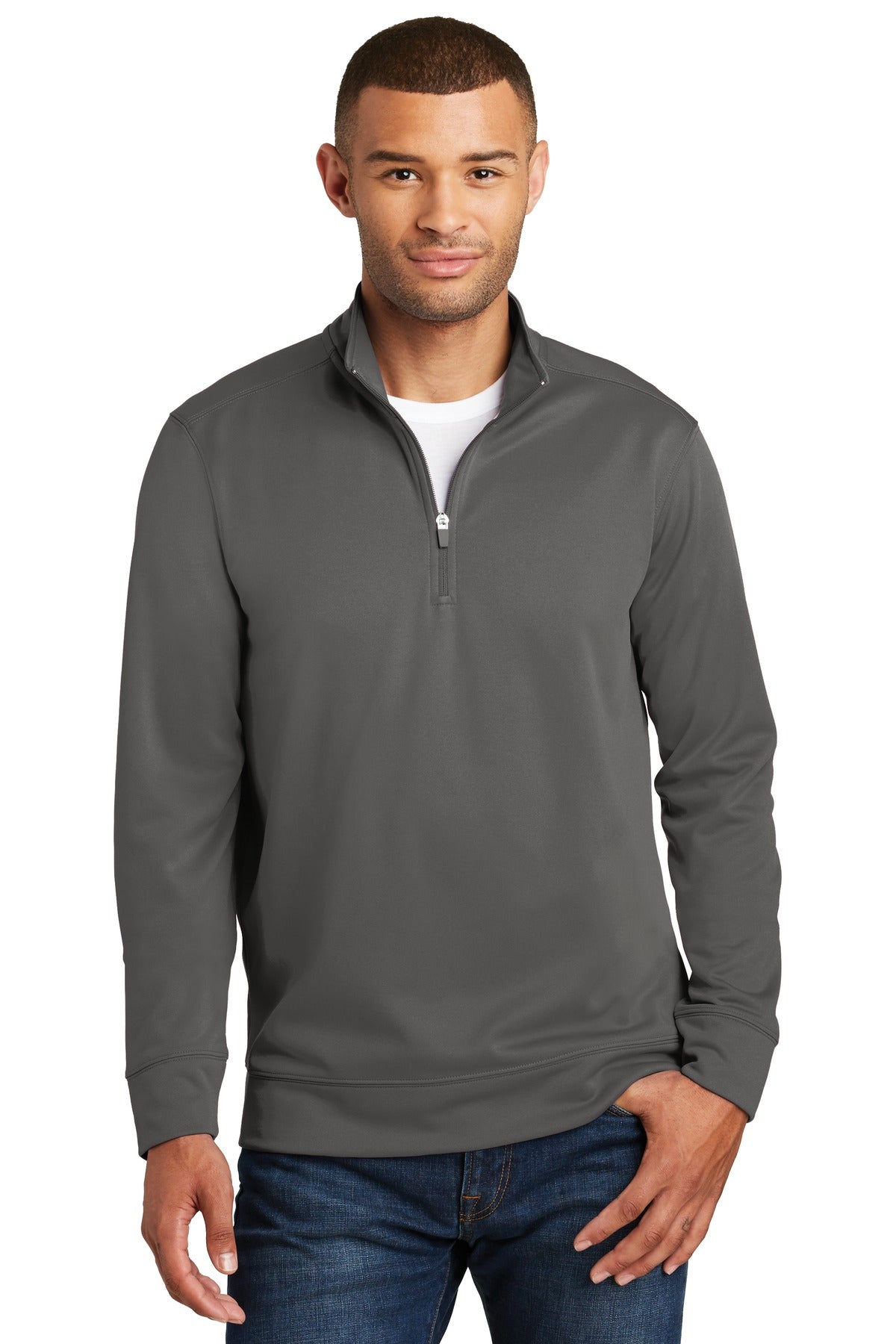 Port & Company Herren Performance Fleece 1/4-Zip Pullover Sweatshirt