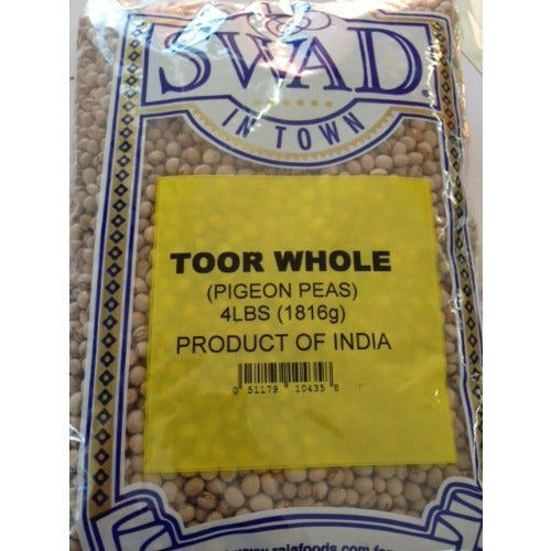 Swad Toor Ganze (Pigeon Erbsen) 4 lbs