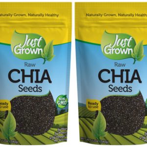 Just Grown rohe Chiasamen, 12 Unzen (Packung mit 2)