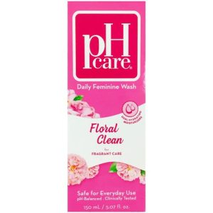 pH Care – Daily Feminine Wash mit Blumenmuster sauber für duftende Pflege