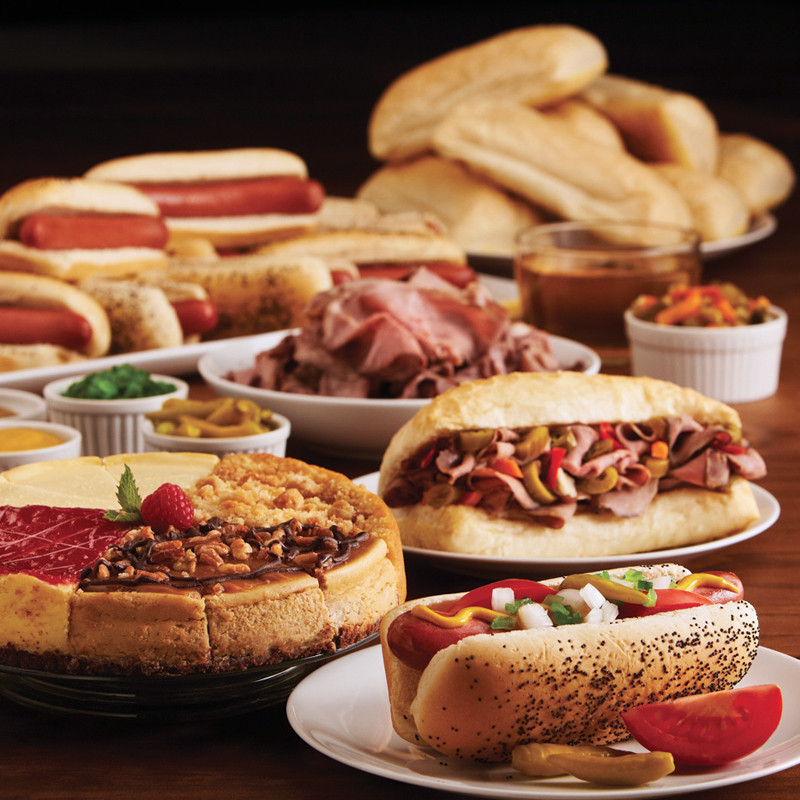 Wiener Rindfleisch Hot Dog & Italienisches Rindfleisch Kits & Eli's Cheesecake Combo