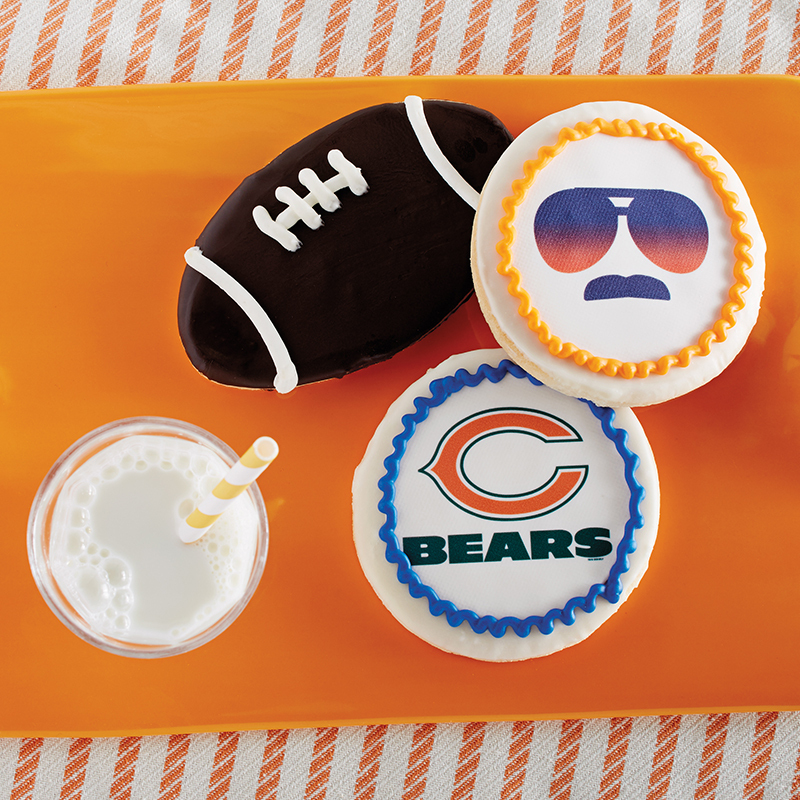 Deerfields Bäckerei Chicago Bears Keks Trio Add-on