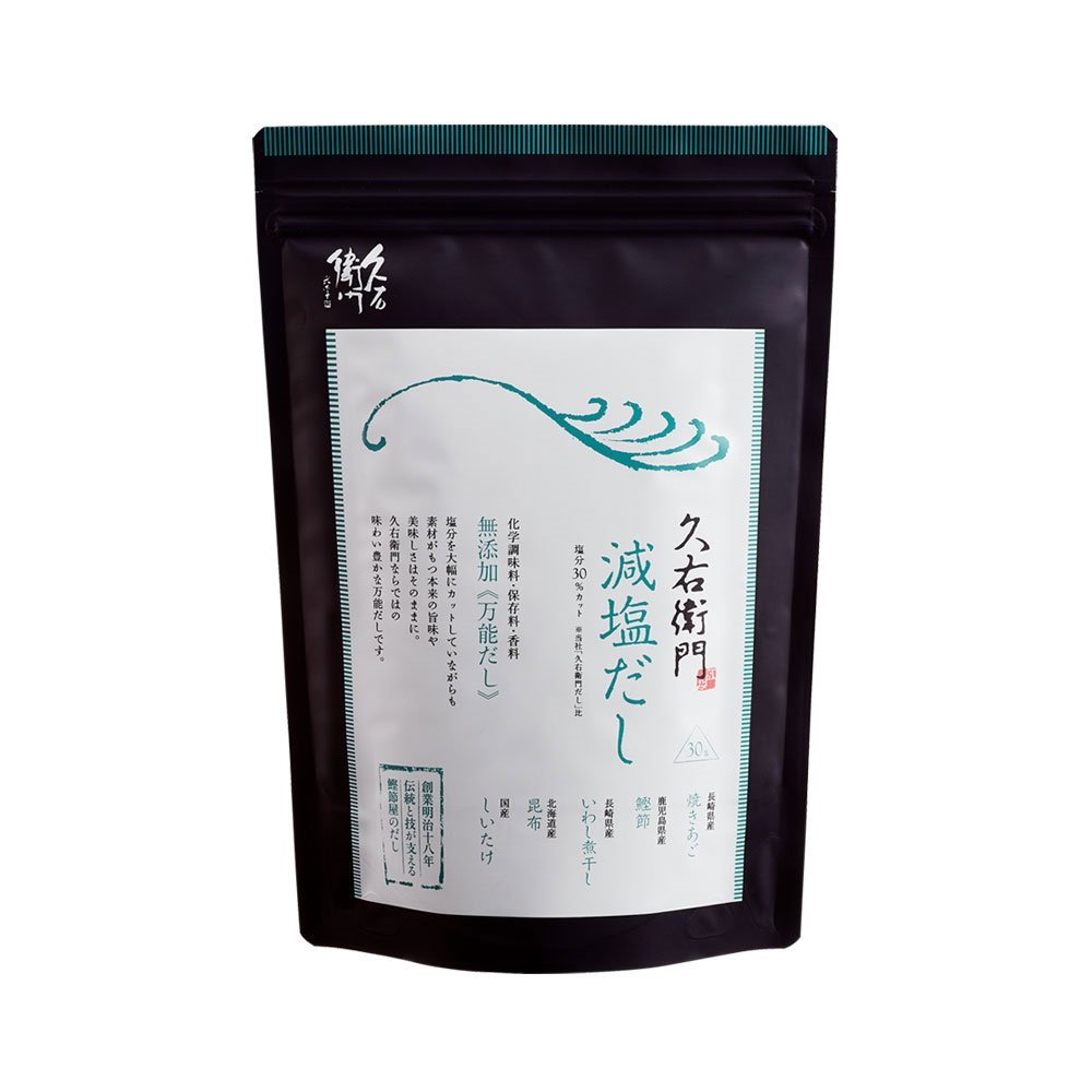 Kyuemon Low Sodium Additive-Free Dashi Stock Pulver 30 Packungen