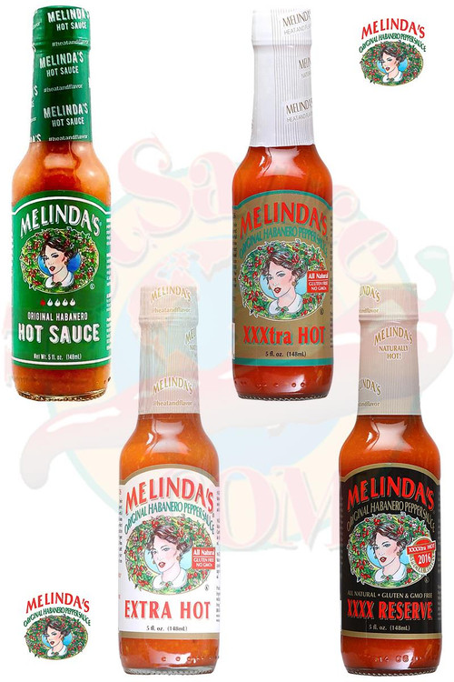Melinda's Habanero Sortiment 4er Packung, 4/5oz