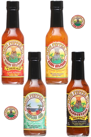Tahiti Joe's Maui Pfeffer Chilisaucen 4er Packung