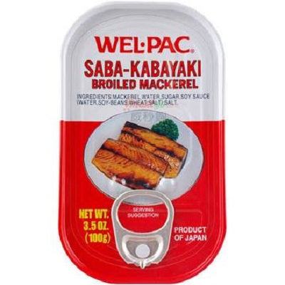 WelPac Gebratene Makrele 3,5 oz Dose
