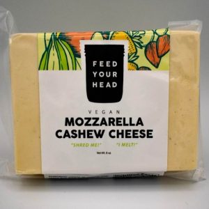 Feed Your Head veganer Mozzarella Cashewkäse, – 6oz