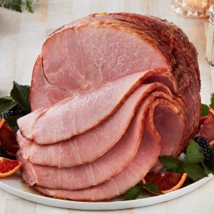 Hickory geräucherter spiralförmig geschnittener Schinken