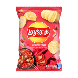 Lays Tomaten-Stil heißen Topf