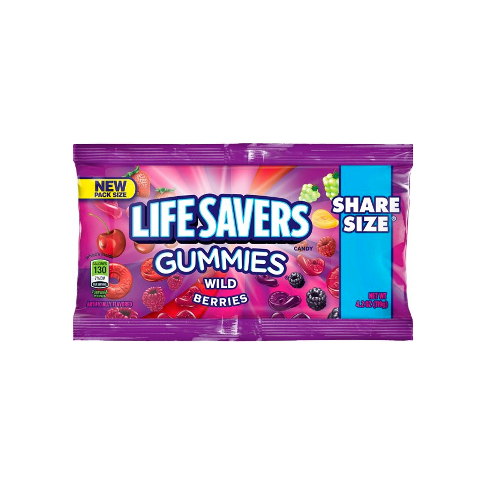 Lebensretter Gummis Wilde Beeren Anteilsgröße (US)