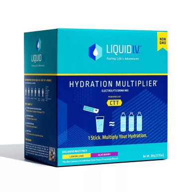 Flüssige I.V. Hydration Multiplikator Elektrolytpulver Packets, Zitronenlimette & Acai Berry (24 pk.)