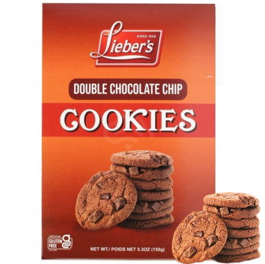 Lieber's Double Schokolade Chip Kekse, koscher für Pessach, 5,3 oz