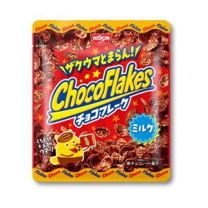 Nissin choco flake süchtig knusprige Textur