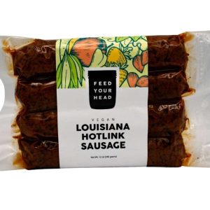 Feed Your Head vegan louisiana Hotlinks Wurst, 4er Packung