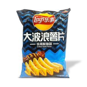 Lay’s Wavy Kartoffelchips: gegrillter Tintenfisch calamari