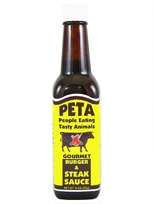 PETA (Leute zum Essen schmackhafter Tiere) Steaksauce, 10 Unzen