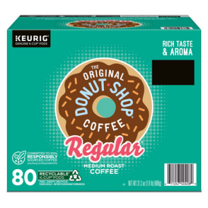 The Original Donut Shop Kaffee mittel Roast K-Cup Pods, Regulär, 80 ct