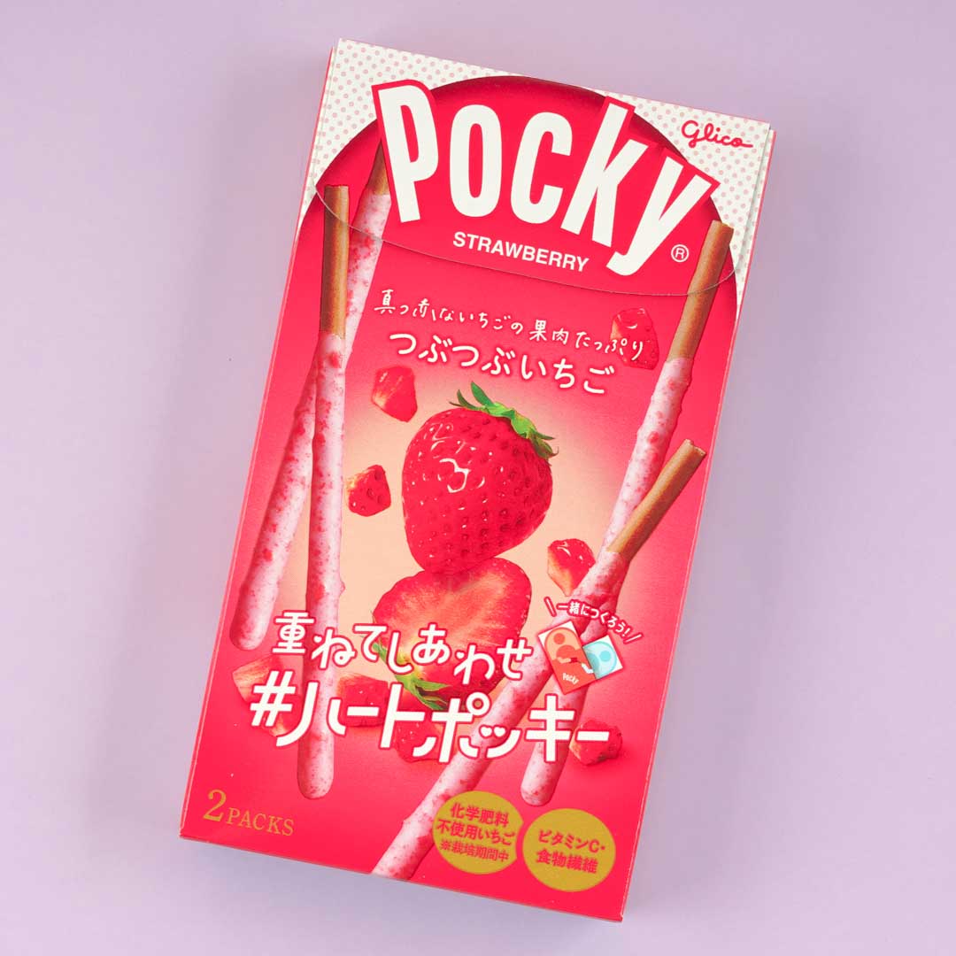 Pocky Keks Sticks – grob Erdbeerschokolade