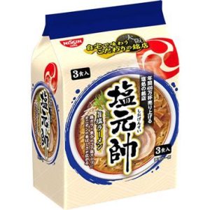 Nissin , Shiogensui Umeship Ramen, 3 servings in 1 Beutel, zu kochen